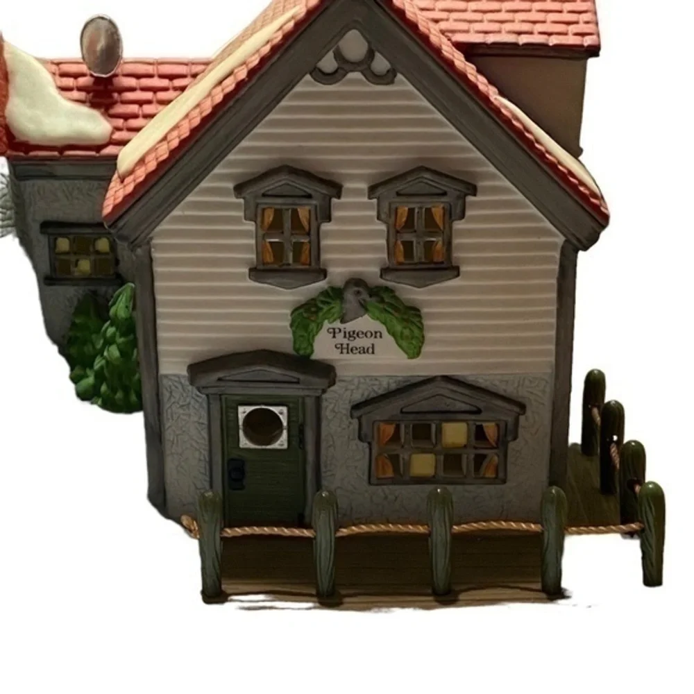 Department 56 New England Village Series Pigeonhead Lighthouse 1994